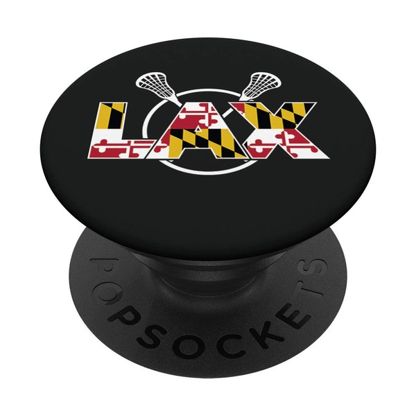 Maryland Flag Lacrosse State Pride PopSockets Grip and Stand for