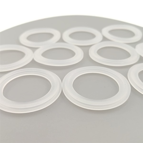 JOWIN Sanitary Clear Type 2 inch Tri Clamp Ferrule Silicone