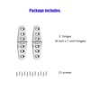 2 Pcs Marine Boat Strap Hinges Stainless Steel, No Noise,