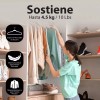 Magma Life 50 Ganchos para Ropa de Terciopelo, Gancho Plateado