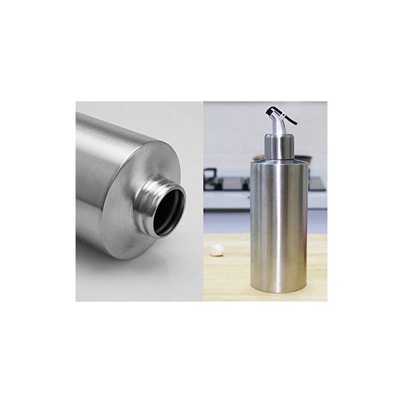 Gteller Stainless Steel Olive Oil Dispenser, Leakproof Pourer Dispensing Bottle