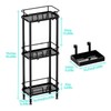 HapiRm Standing Corner Shower Caddy - 3 Tier Corner Shower