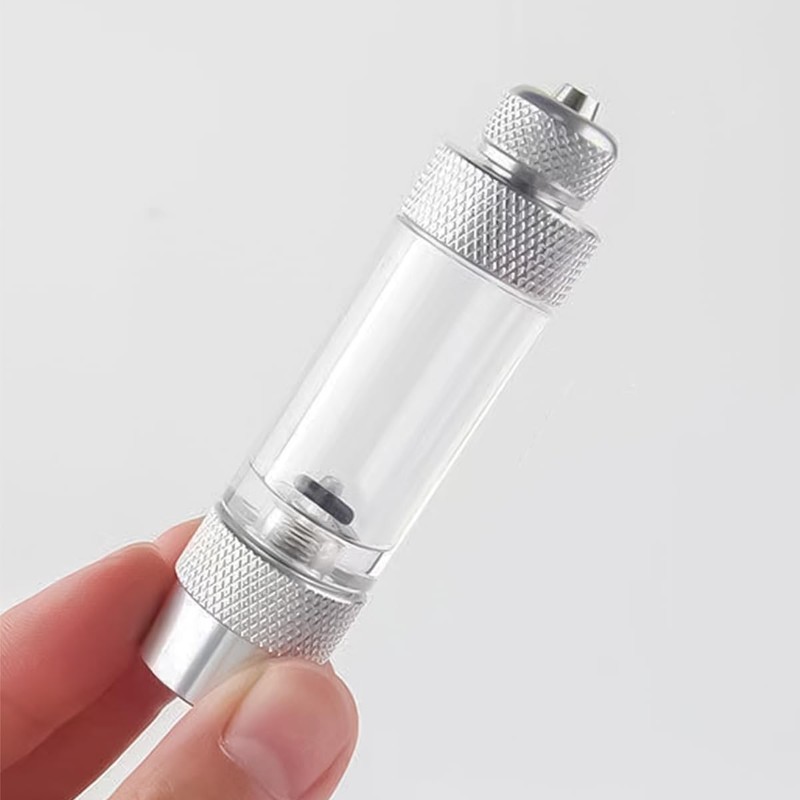 Laroal CO2 Bubble Counter Aluminum Alloy Non-Return Aquarium CO2 Regulator