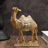 Gold Brass Camel Figurine Small Statue Office Home Desk Decoration