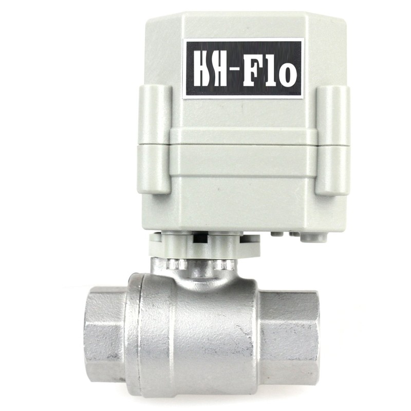 HSH-Flo 1/2" 3/4" 1" 2" 2 Way 12V/24VAC/DC 110V/230VAC Stainless