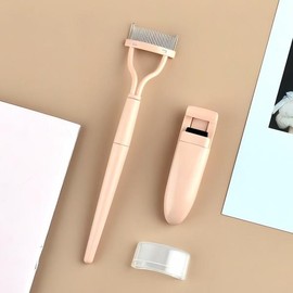 Eyelash brush, eyelash curler, eyelash tool, color, designer makeup brush, beauty supplies, cosmetic board, 1 set / 속눈썹 브러쉬 뷰러 아이 쉬 도구 컬러 디자이너 메이크업 브러시 뷰티 용품 화장 판 1세트
