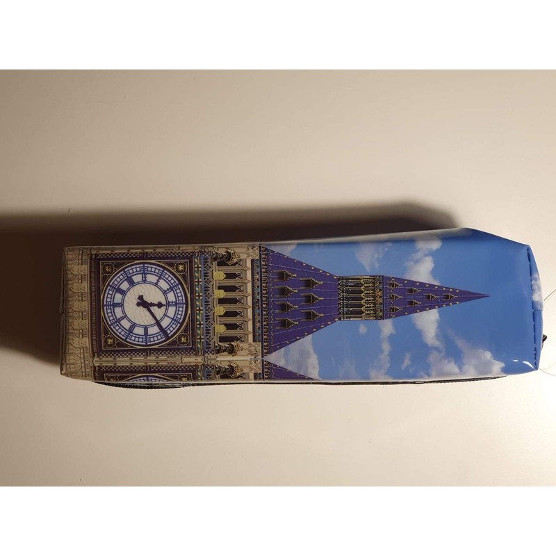 Big Ben Rectangular PVC Pencil Case - Elizabeth Tower British
