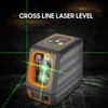 Cross Line Laser Level with Bracket 30M/ 98FT Self Leveling