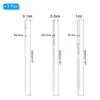 PATIKIL Graduated Dropper Pipettes Kit, 3 Pack 0.1ml/0.5ml/1ml Borosilicate Glass