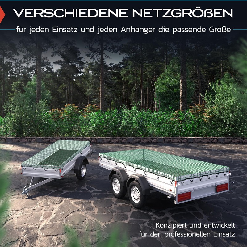 TRIBURG Trailer Net 1.5 x 2.7 with Corner Markings -