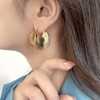 Fashion 14k Gold Statement Dangle Earrings for Women Retro Geometric