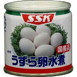 SSK Boiled Quail Egg EO / SS2 Cans, 1.6 oz (45 g) x 6 Cans