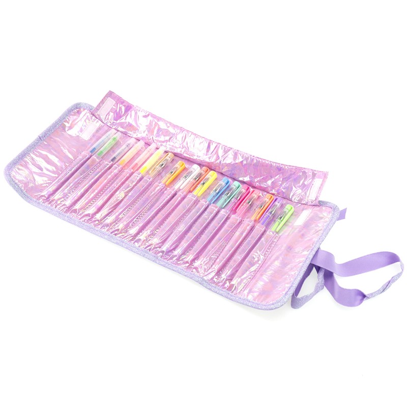 Girabrilla Nice Group Purple Down Effect Pencil Case for Girls