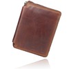 Fregery ® Leather Wallet for Men with RFID Protection with