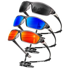 KALIYADI Polarized Sunglasses-Men Sports Sun-glasses: Mens Sunglasses Polarized UV Protection for Fishing Driving Cycling