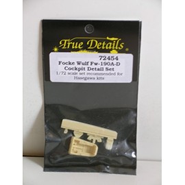 True Details---1/72 Scale Fw 190A-D Cockpit Detail Set---Resin Plastic