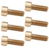 50Pcs Cap Hex Socket Screw Copper Fastener Hardware Tools Industrial