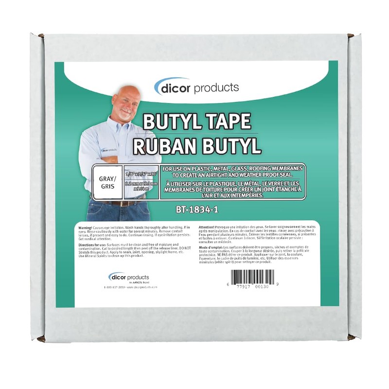 Dicor BT-1834-1 Butyl Seal Tape - 1/8" x 3/4" x