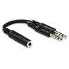Hosa YPP-308 1/4 Inch TRSF to Dual 1/4 Inch TRS