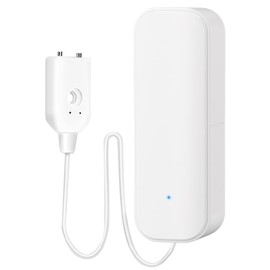 UHPPOTE 2.4GHz WiFi Water Leakage Detector Leak Detection Sensor Flooding Level Monitoring Support Tuya APP