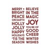 Sizzix Thinlits Dies by Tim Holtz 9/Pkg-Bold Text Christmas -666062