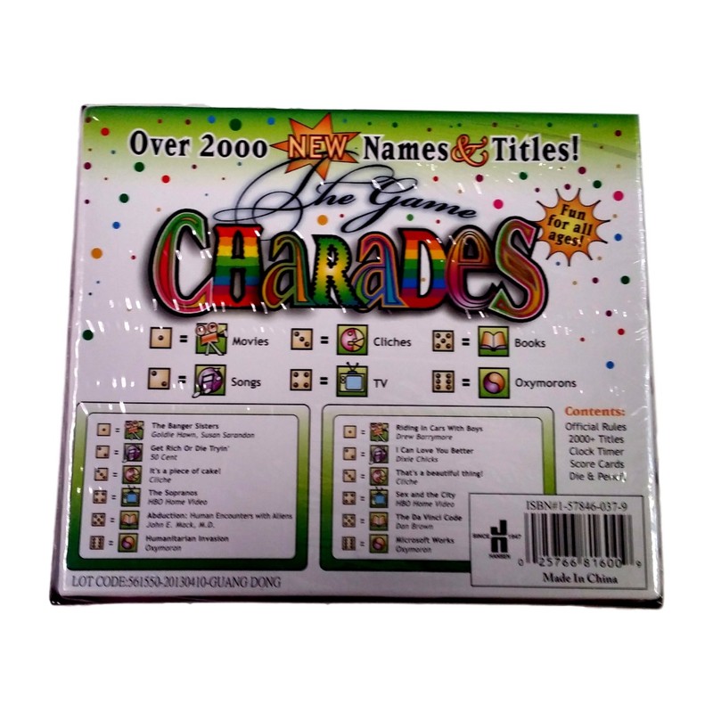 The Game Charades Action Game