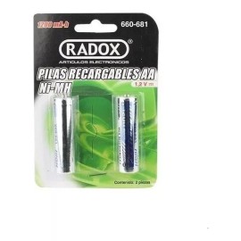 Radox Pilas Recargables Aa 1200 Mah 660-681 Radox