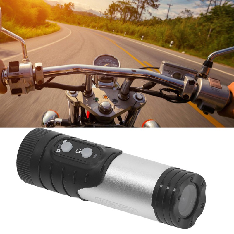 HD 1080P Bike Motorcycle Helmet Camera WiFi Flashlight Camera Anti