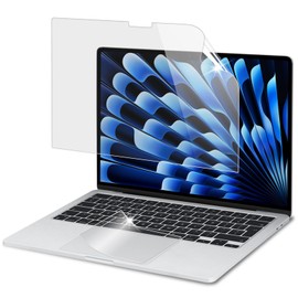 [Set of 2] Anti-Glare Blue Light Cut MacBook Air 13.6" M3/M2 Chip Film Protective Film for Macbook Air 13" 2024 2022 Anti-Reflection Anti-Fingerprint Antibacterial