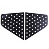 Rear Side Window Louvers Air Ven Trim Accessories Compatible with