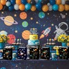 Pineraap 24Pcs Outer Space Party Favor Gift Bags with Handles,