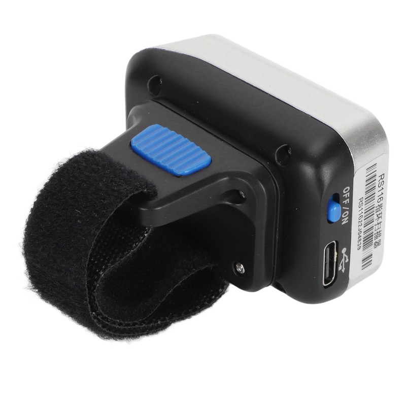 1D Bluetooth Wearable Ring Barcode Scanner 270 Degree Rotation 3