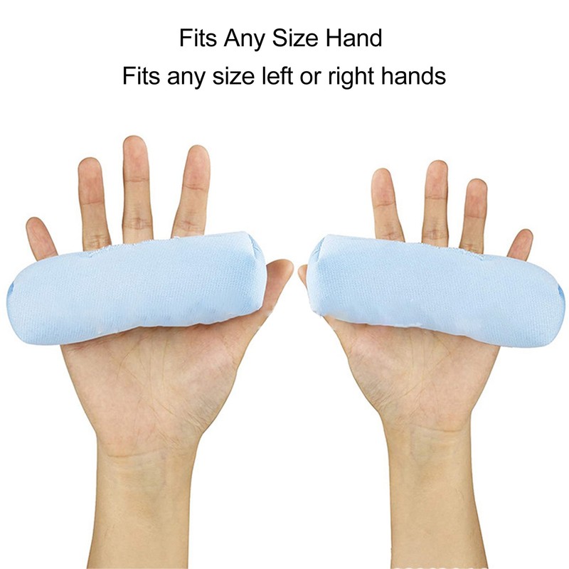 2pcs Palm Grip Hand Contracture Cushion Sweat Resistant Washable Finger