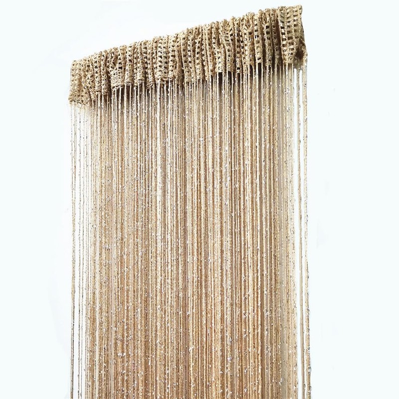 ave split Decorative Door String Curtain Wall Panel Fringe Window