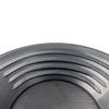 King LODE Prospecting Gold Pan - Made in USA (Black,