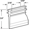 Prime-Line M 6228 Shower Door Bottom Sweep, 36 In. Length