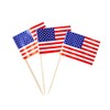 USA Flag American Small Toothpick Mini Stick Flags Decorations (100 pcs)
