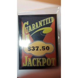 MILLS / BUCKLEY REPLACMENT MILLS / BUCKLEY GUARANTEED $37.50 JACKPOT GLASS SLOT MACHINE