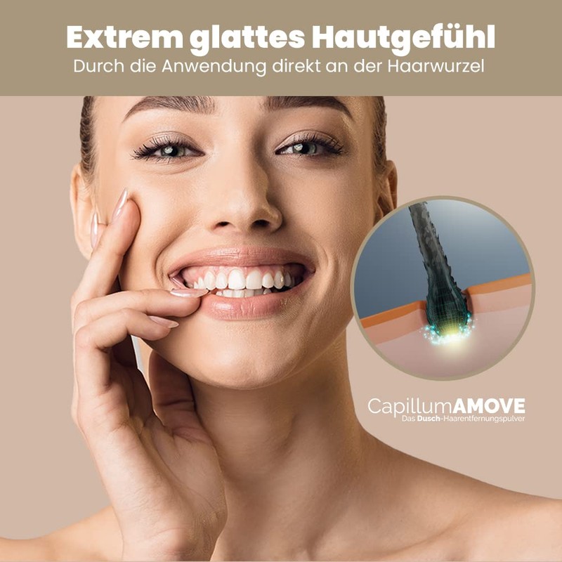 Capillum Amove ShaveLess Face & Lips Painless Hair Removal Cream