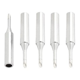 RANIT 5pcs Rework Station Soldering Solder Iron Tip Bevel Diameter Soldering Solder Iron Tips (900M-T-2C)