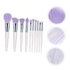 Mikinona 10pcs Makeup Brush Set Eye Shadow Foundation Blush Artificial