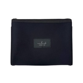 [kokoniplus Maternal and Child] Multi Case, Mini Pouch, Passbook Case, Hospital Case, Storage Case, Clutch Bag, Neoprene Pouch, Maternal and Child Notebook Holder, Simple Mom Bag, Black