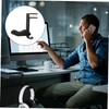 SHOWERORO Adjustable Metal Headset Holder Clip Ergonomic Headphone Hanger Hook