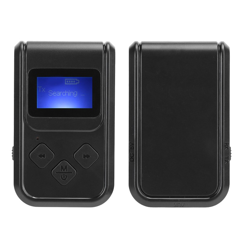 Bluetooth Audio Receiver Transmitter 3.5MM AUX LCD Digital Display Wireless