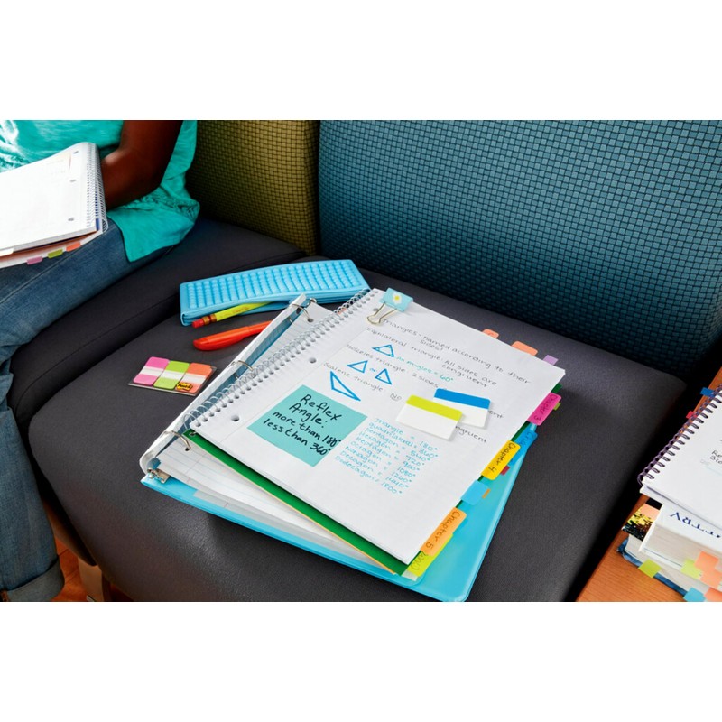 Post-it – 686-PGO Divider File Dividers Document Holder (Green, Orange,