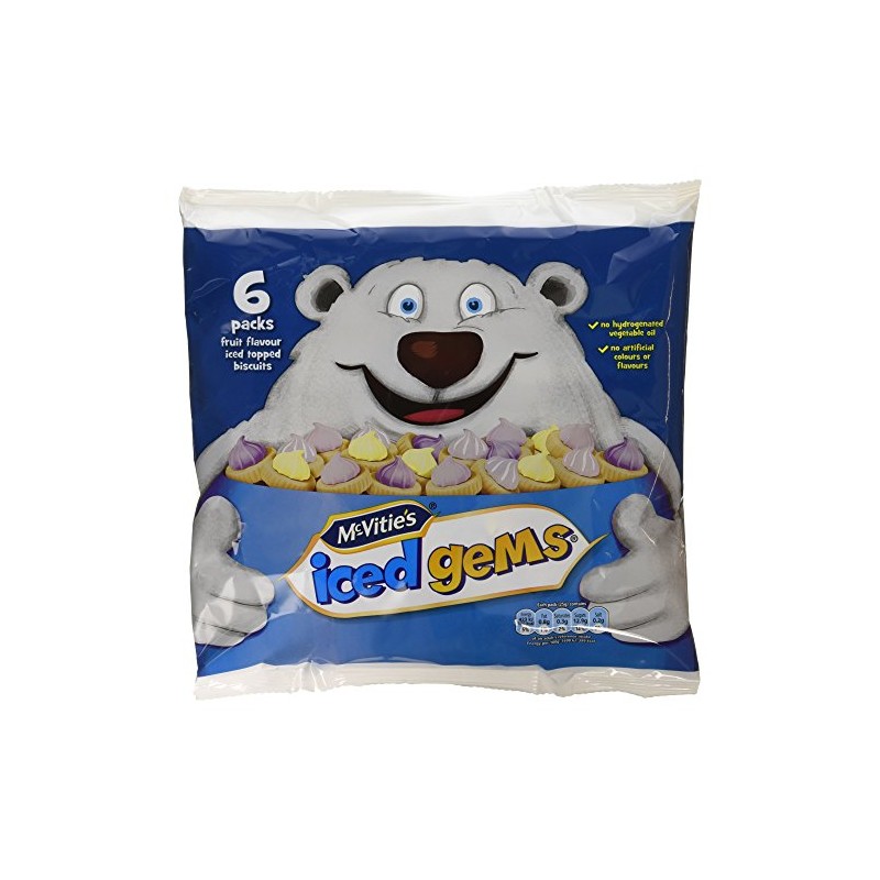 McVitie's Iced Gems 6 x 25g