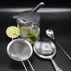TheBarsentials Cocktail Strainer Set Stainless Steel Bar Tools with Stirring