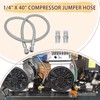 1/4" x 40" Compressor Jumper Hose (1/4" NPT Connector x