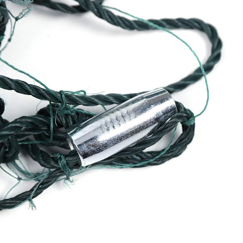 OUKANING 6.5x33FT Beach Fishing Drag Net Green Polyethylene Seine Bait