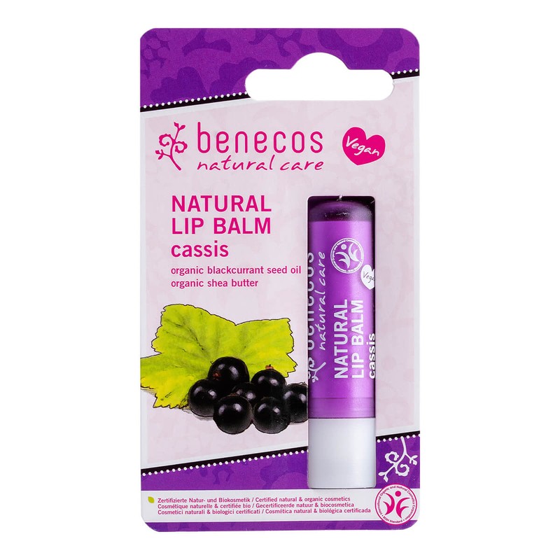 Benecos Natural Lip Balm, Cassis 4.8g